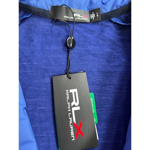 RLX Ralph Lauren Golf Jacket Quilted Hooded Wool Blend Men's Size L Nwt - Picture 5 of 16